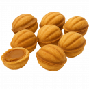 Gebäck "Oreschki" mit gezuckerter Kondensmilchfüllung